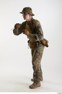 Casey Schneider Soldier Pose with Knife standing whole body 0002.jpg